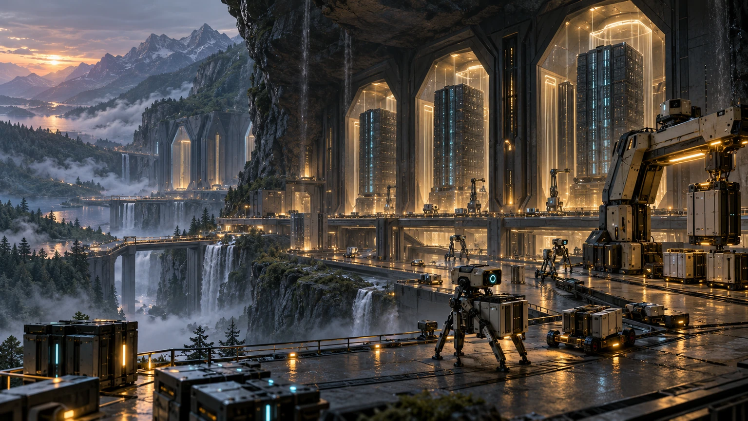 Archived generated concept art: Caretakers Archive. Superseded visual direction.